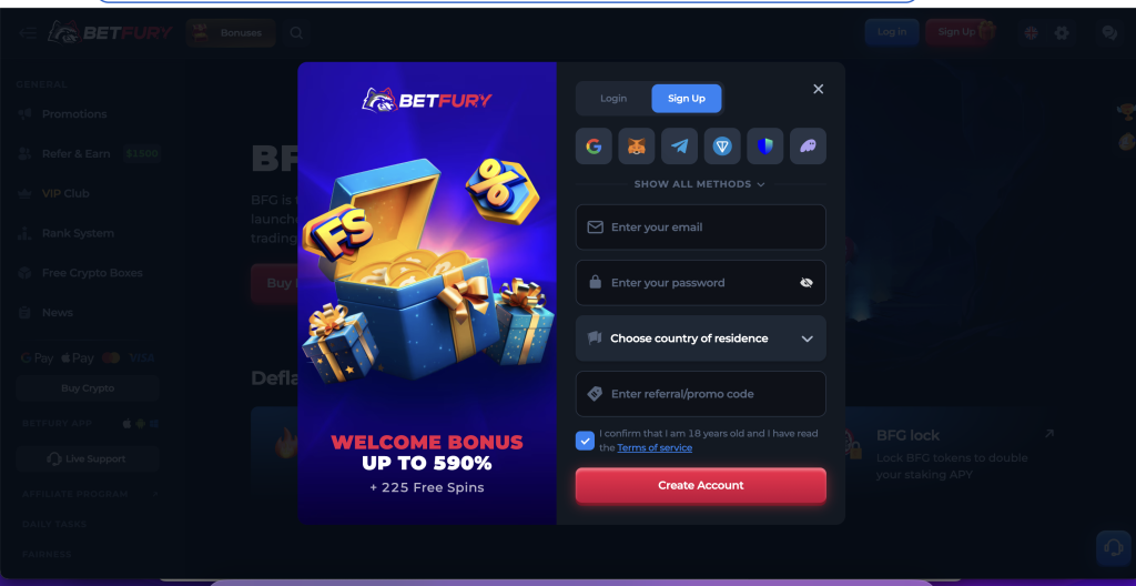 betfury crypto